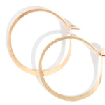 3/4 Inch Round hoops - Melissa Joy Manning Jewelry