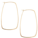Square Hoops - 3 inch - Melissa Joy Manning Jewelry