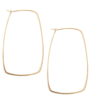 Square Hoops - 3 inch - Melissa Joy Manning Jewelry