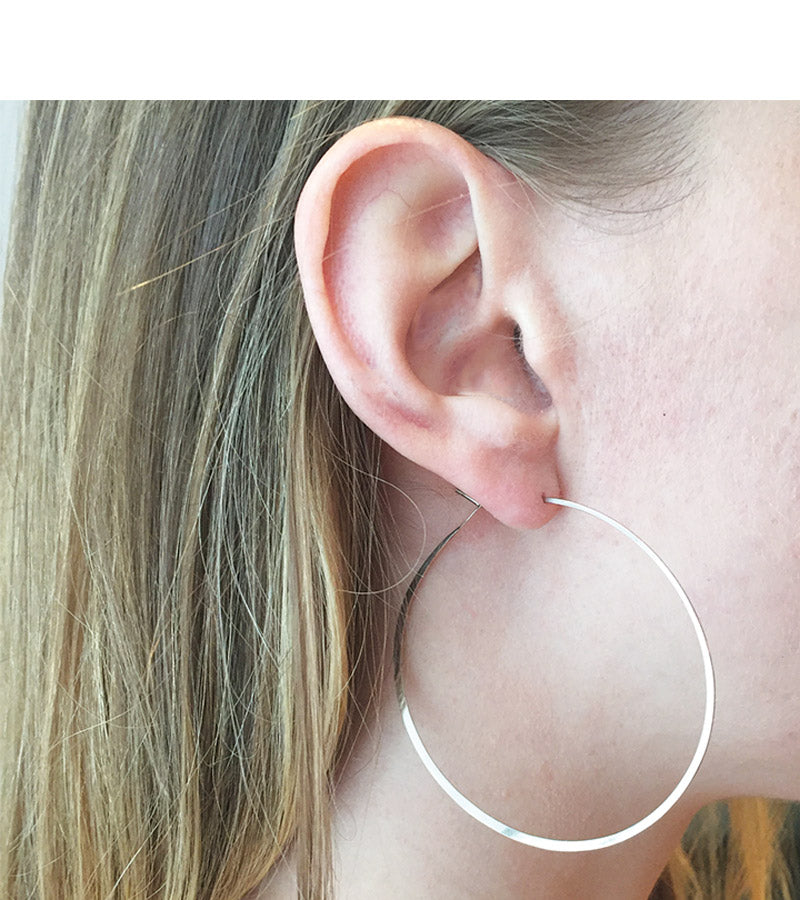 How-to Make Simple Wire Hoop Earrings - Halstead How-to Make Simple Wire Hoop Earrings - Halstead
