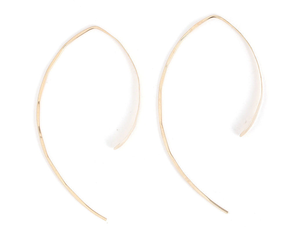 Wishbone earrings - 3 inch