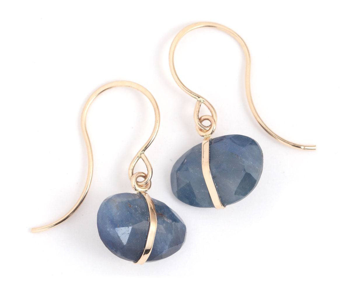 Blue Sapphire Single Drop Earrings – Melissa Joy Manning Jewelry