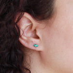 Turquoise Hug Hoops Earrings e2810-onmod