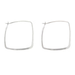 Square Hoops - 1.25 inch - Melissa Joy Manning Jewelry