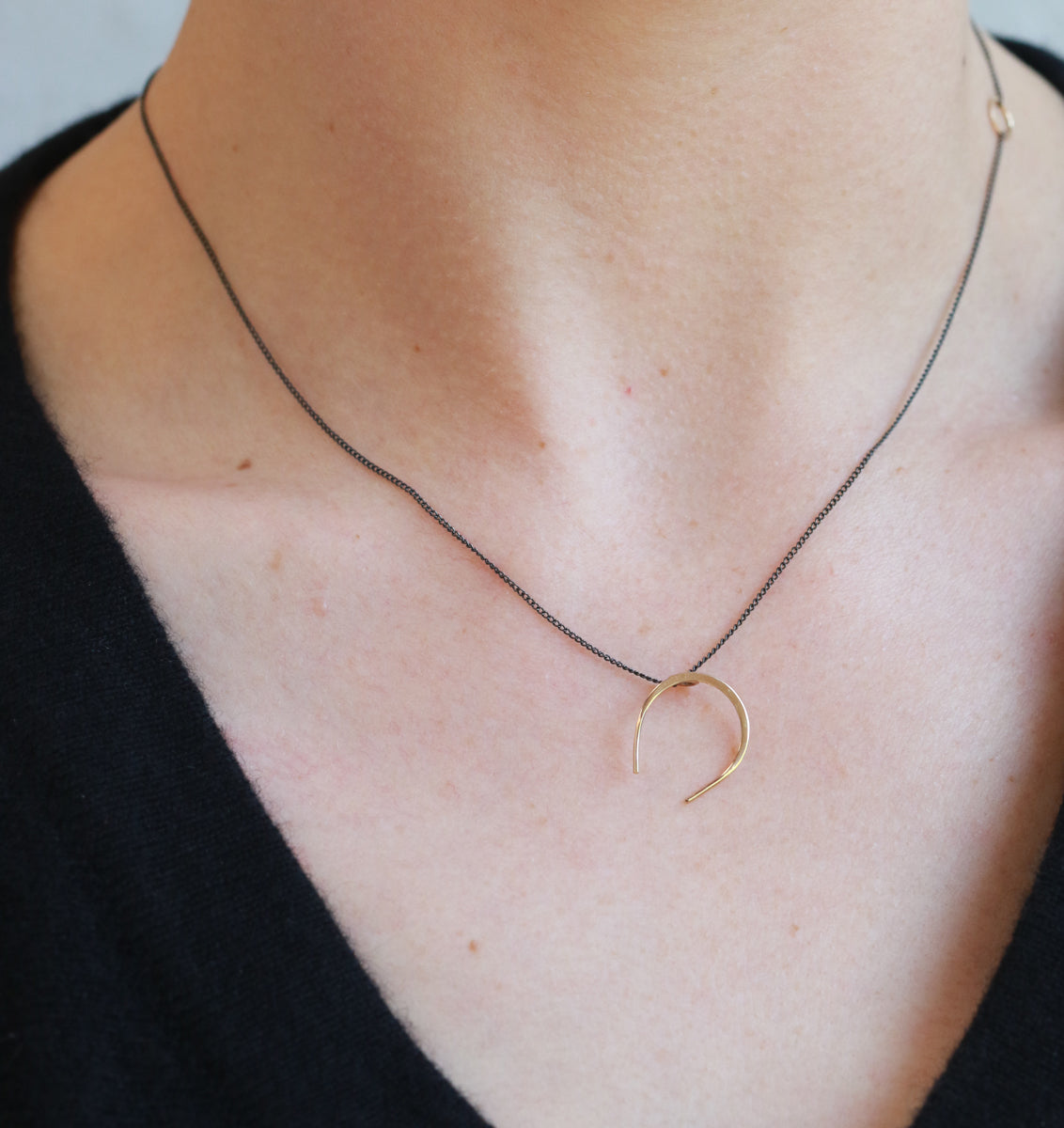 Horseshoe necklace - Melissa Joy Manning Jewelry