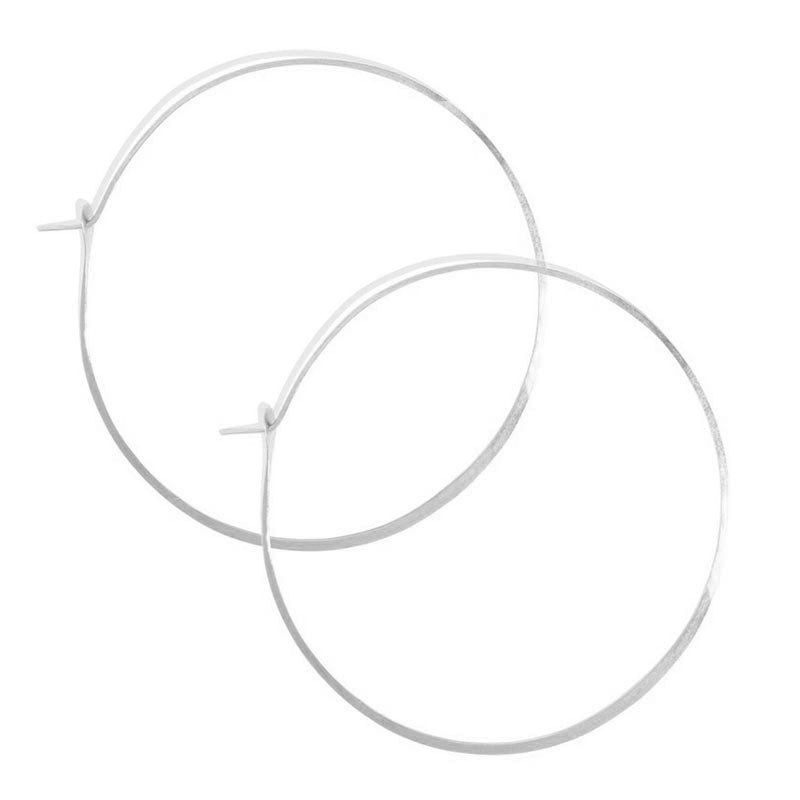 2.75 Inch Soup can hoops - Melissa Joy Manning Jewelry